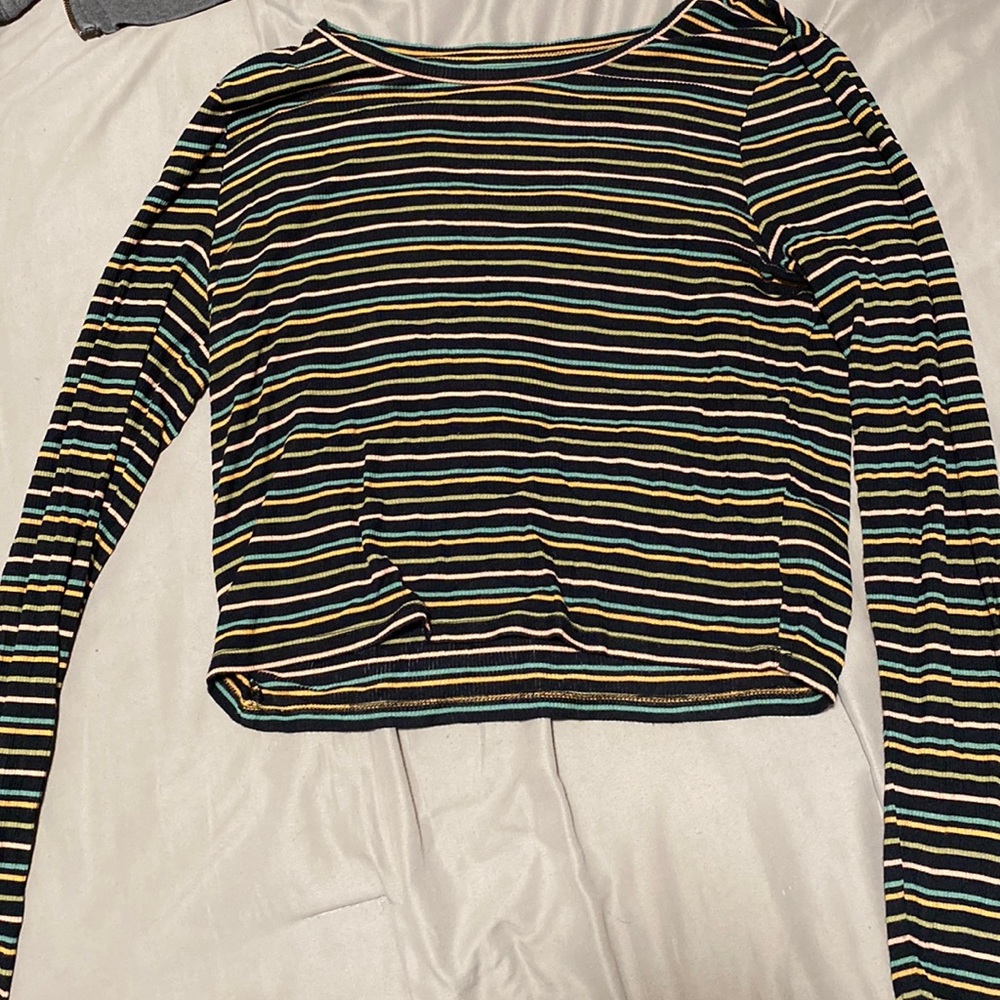 american eagle striped shirt